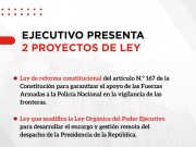 FUERZAS ARMADAS DARÍAN APOYO A LA POLICÍA EN RESGUARDO DE FRONTERAS